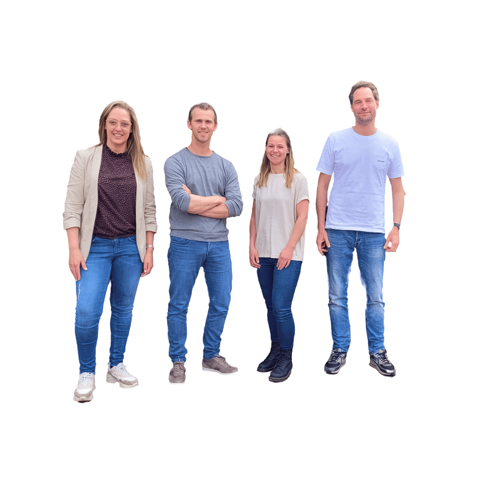 Team staand